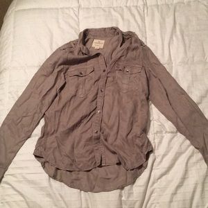 nude button up shirt